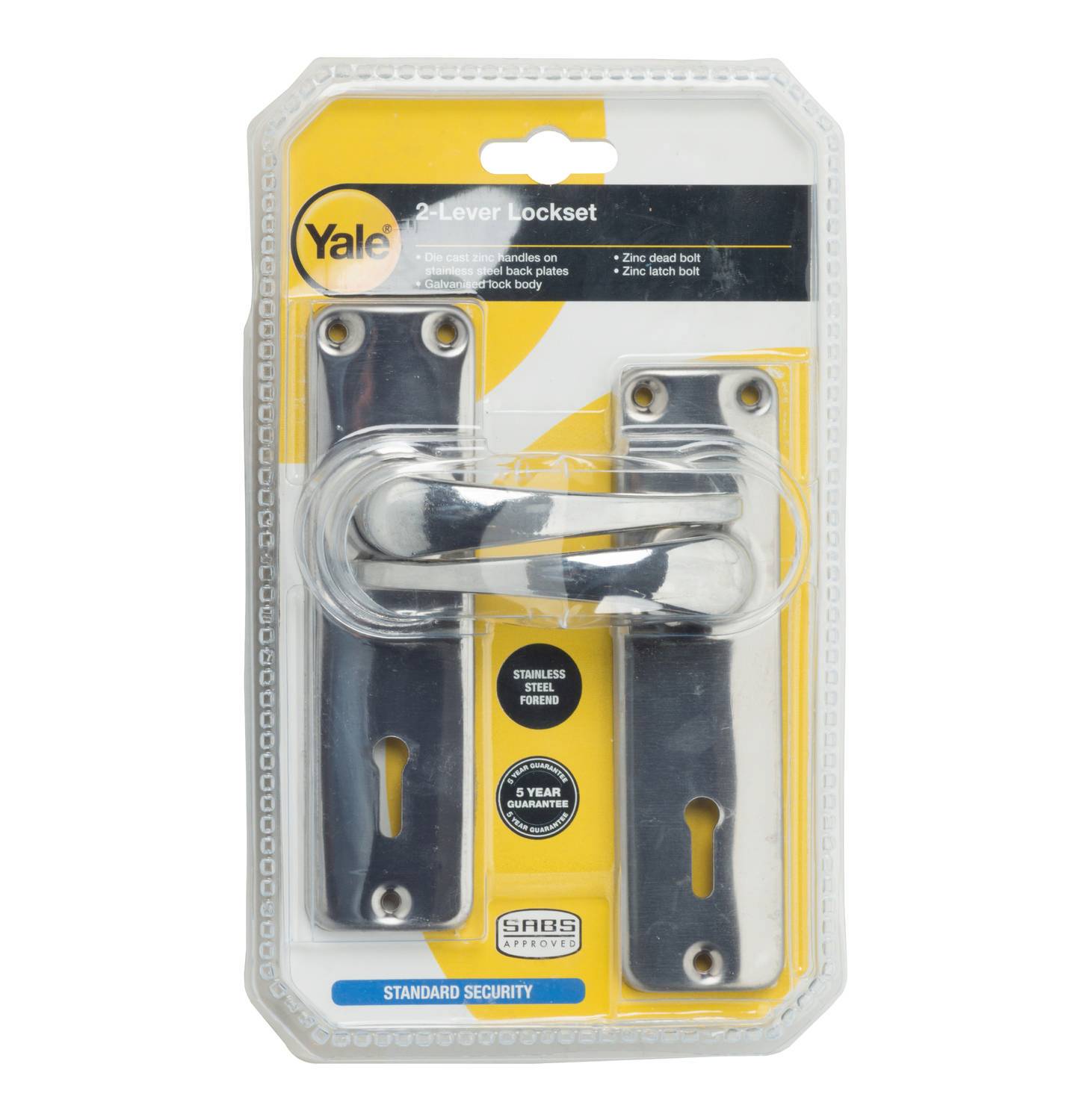 Yale 2LLS (2 lever Set) Fawcett Security Zimbabwe